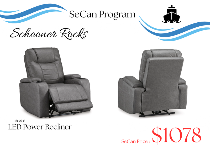 Schooner Rocks - LED Power Recliner image